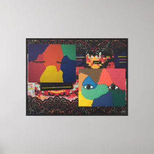 As It Is Not Seen Round 5 Canvas Print