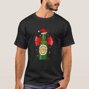 As Jolly as I get Beer Santa Hat Sarcastic Xmas T-Shirt