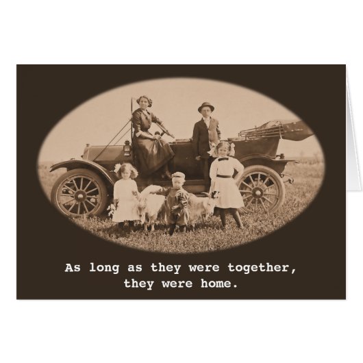 As long as they were together Vintage Photo (Front Horizontal)