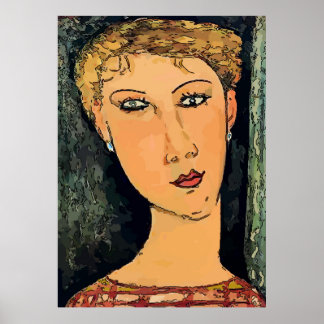 As Margret, Woman Abstract Poster