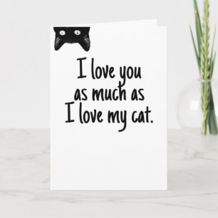 As Much As My Cat Holiday Card