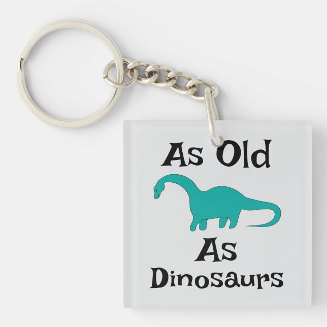 As Old As Dinosaurs Keychain (Front)
