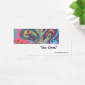 "As One" Abstract Art Bookmark (Desk)