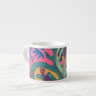 "As One" Abstract Art Espresso Cup