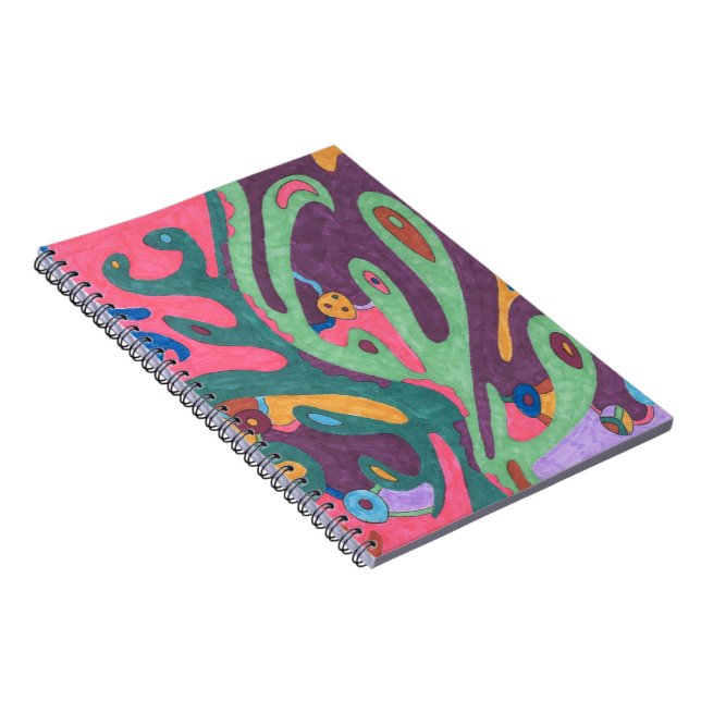 "As One" Abstract Art Notebook (Right Side)