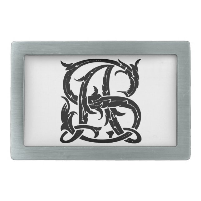 AS-SA Monogram Belt Buckle (Front)