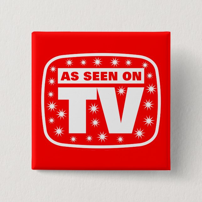 As Seen on TV - Ch2 Pinback Button (Front)