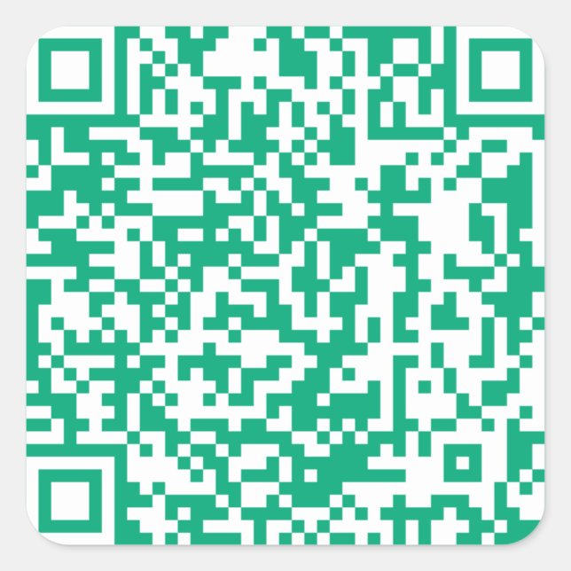 As Seen On TV qr code Square Sticker (Front)