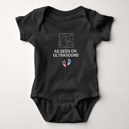 As Seen on ultrasoundbaby Gift original baby new Baby Bodysuit