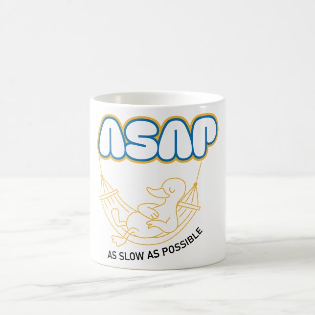 As Slow As Possible Coffee Mug (Center)