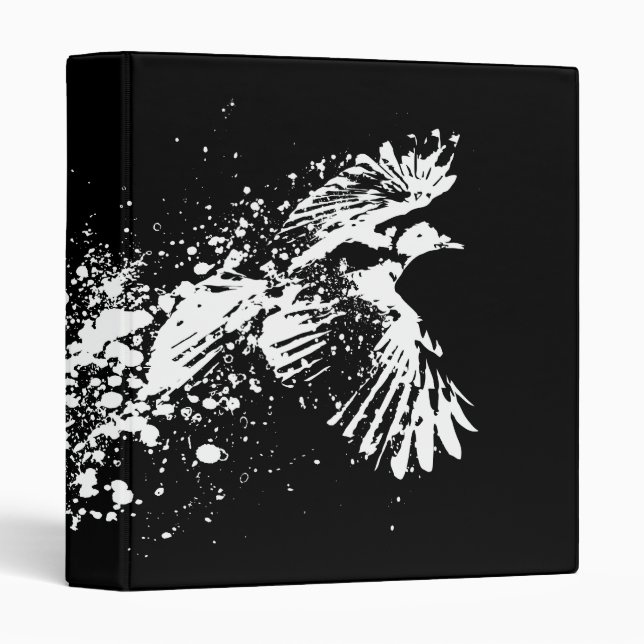 ...as the crow flies 3 ring binder (Front/Spine)