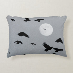 As The Crows Fly Accent Pillow