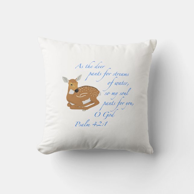 As the Deer Pillow (Front)