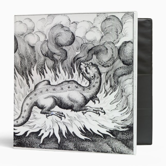 As the Salamander lives in fire 3 Ring Binder (Front/Inside)