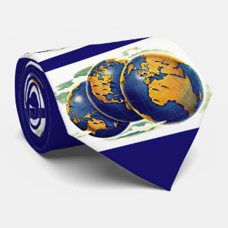 As the world turns neck tie