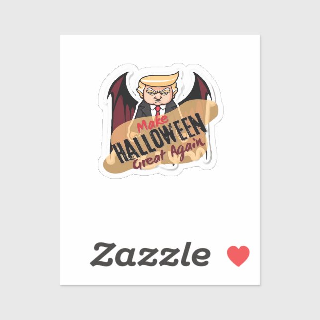 As Vampire - Make Halloween Great Again. Classic Sticker (Sheet)