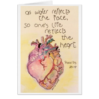 As Water Reflects the Face Cards