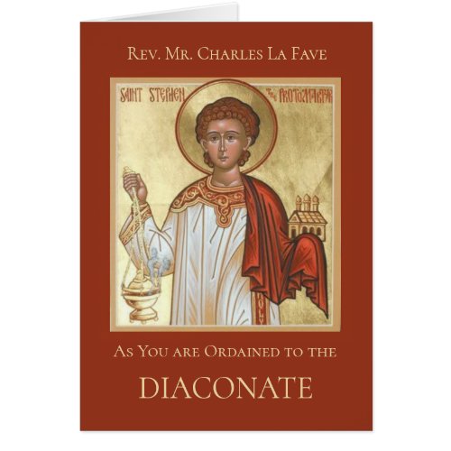 AS YOU ARE ORDAINED TO THE DIACONATE