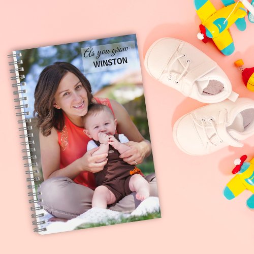 As You Grow New Mom Journal Photo Notebook