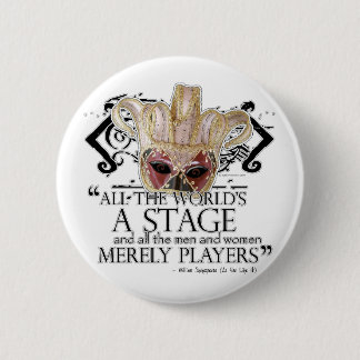 As You Like It Quote Pinback Button