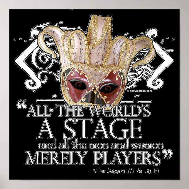 As You Like It Quote Poster (Front)