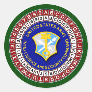 ASA CWINSCOM s Classic Round Sticker