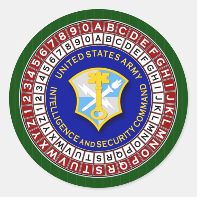 ASA CWINSCOM s Classic Round Sticker (Front)