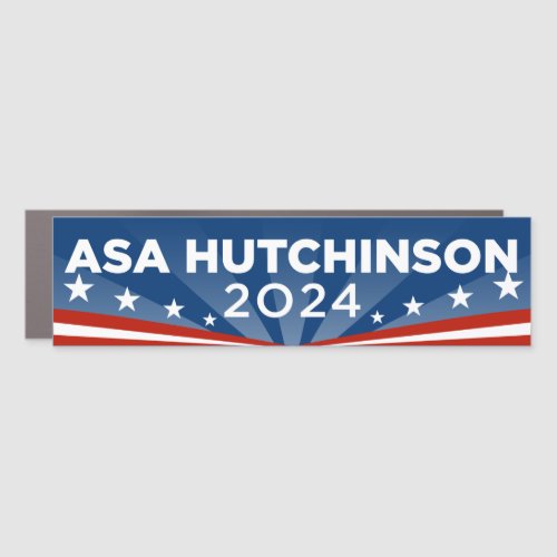Asa Hutchinson 2024 Bumper Car Magnet