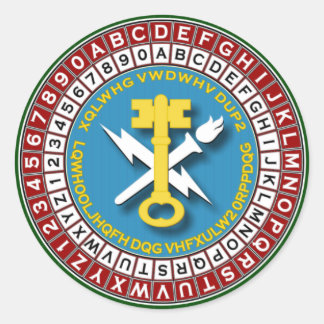 ASA INSCOM 2s Classic Round Sticker