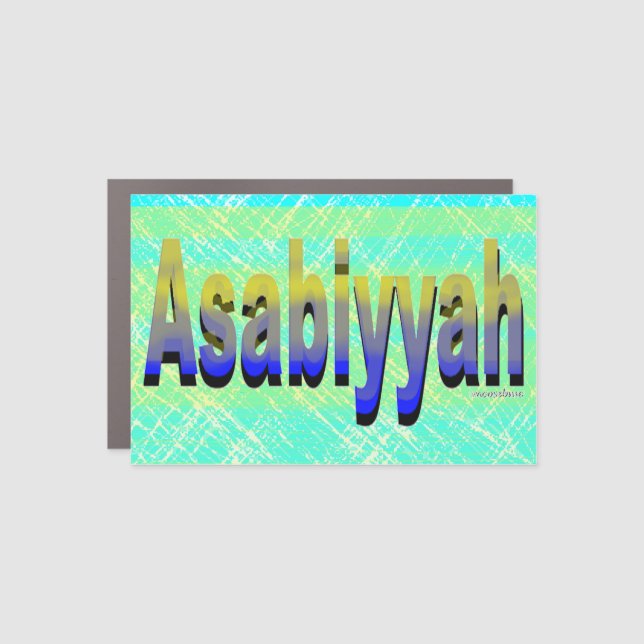 Asabiyyah Car Magnet (Front)