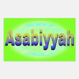 Asabiyyah Rectangular Sticker
