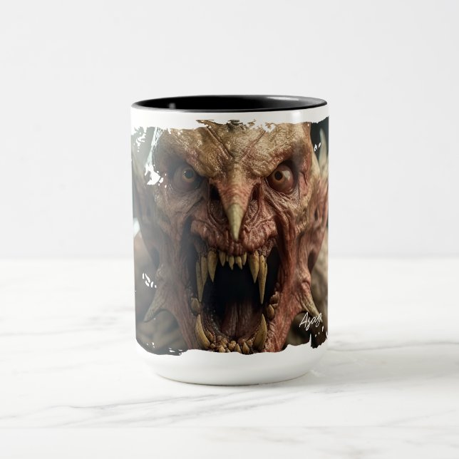 Asag (Sumerian)  - Demon Drinkware Mug (Center)