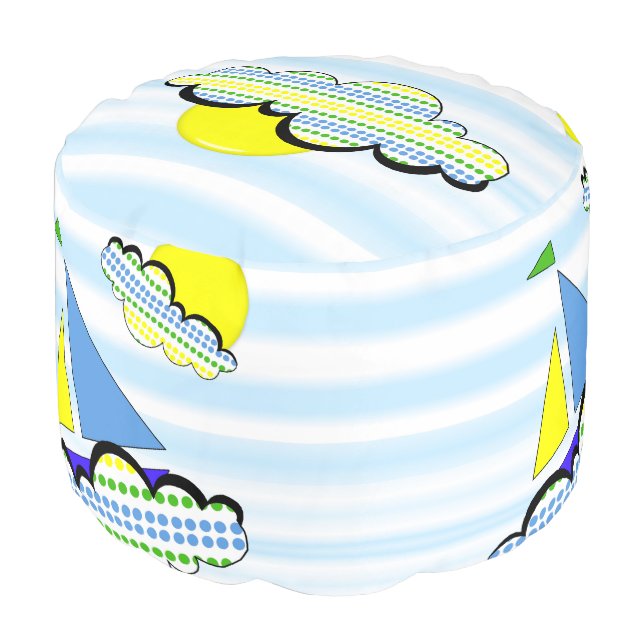Asail Pouf (Angled Front)