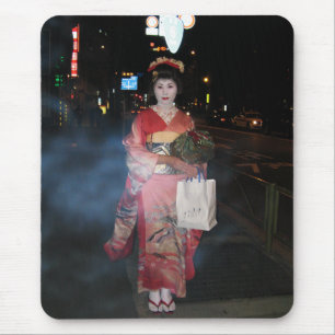 Asakusa Geisha Neo Tokyo Mouse Pad