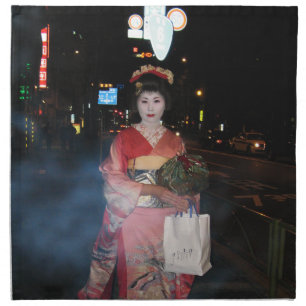 Asakusa Geisha Neo Tokyo Napkin