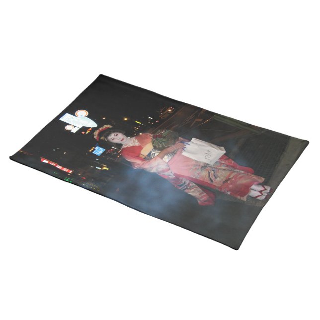 Asakusa Geisha Neo Tokyo Placemat (On Table)