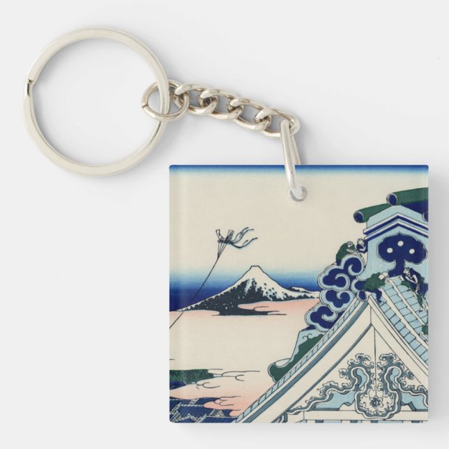 Asakusa Honganji Temple in the Eastern Capital Keychain (Front)
