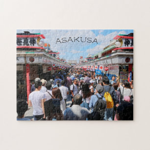 Asakusa market, Tokyo, Japan Jigsaw Puzzle