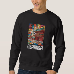 Asakusa Tokyo Japan Kanji Travel Souvenir Anime Ot Sweatshirt