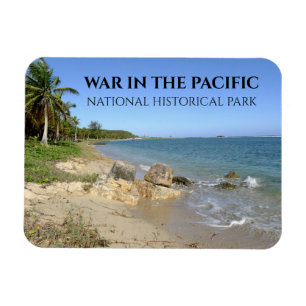 Asan Beach War in the Pacific National HP Magnet