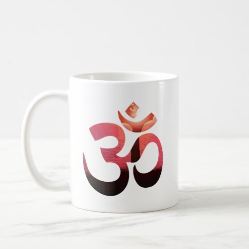 Asana Relax Custom Om Mantra Symbol Yoga Coffee Mug