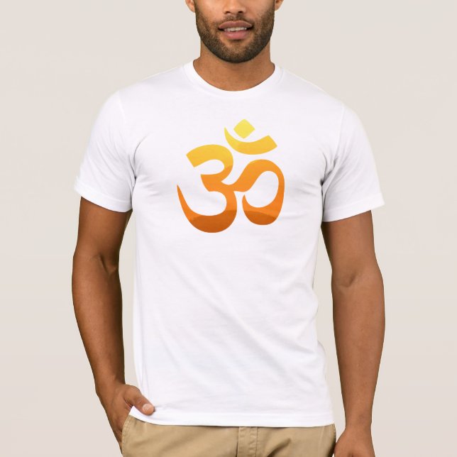 Asana Relax Meditation Yoga Om Mantra Symbol Men's T-Shirt (Front)
