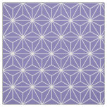 Asanoha Geometric Stars Light Purple Fabric