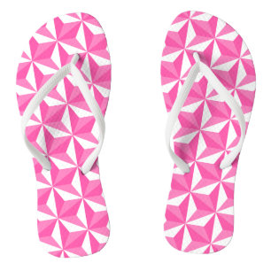 Asanoha motive Sakura model Flip Flops