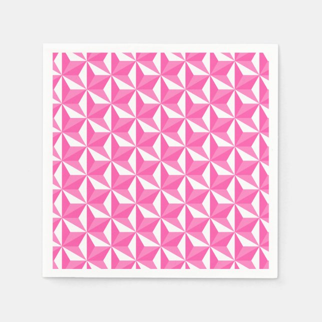 Asanoha motive Sakura model Napkins (Front)