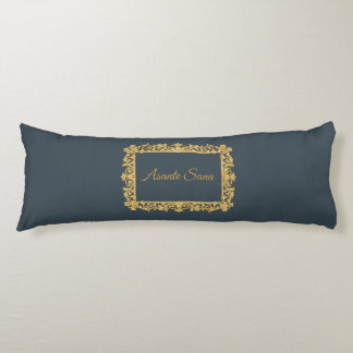 Asante Sana Charcoal & Pink – Gilded Reversible Z Body Pillow