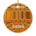 Asante Sana Kenya Traditional Tribes Hakuna Matata Ceramic Ornament