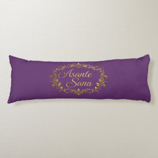 Asante Sana Royal Amethyst & Deep Plum Gilded Body Pillow