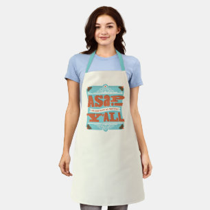 ASAP As Southern As Possible Y'ALL Apron