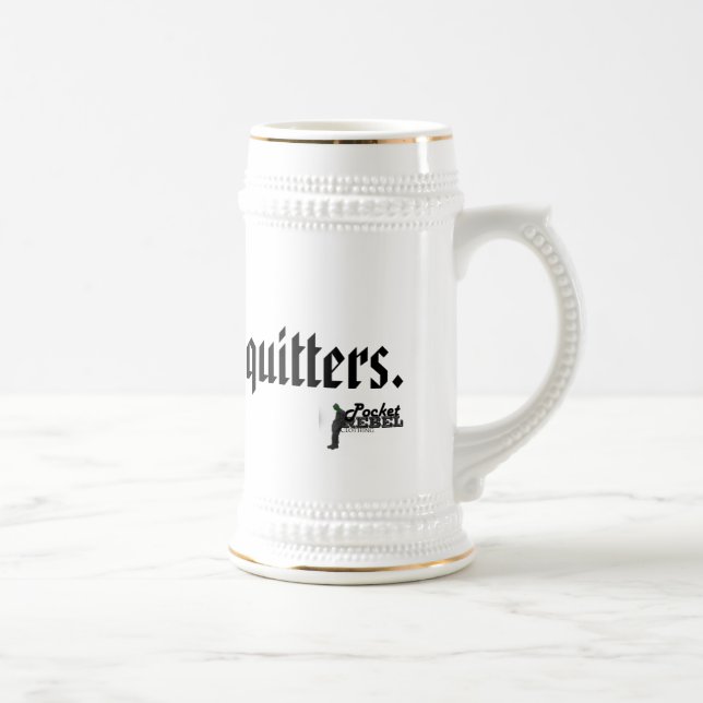 ASAP is for quitters Beer Stein (Right)